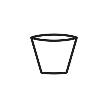Plant pot icon vector basic design simple and modern Stock Illustration