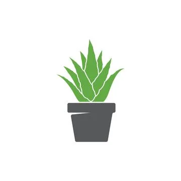 Plant pot icon vector Stock Illustration