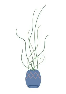 Plant in pot Stock Illustration