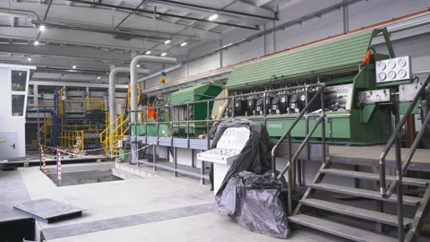 Plant for processing of scrap of color and ferrous metals. Stock Footage 87062227