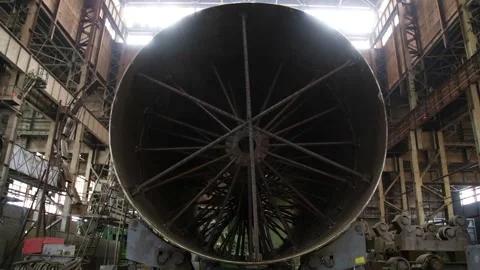 Plant for the production of metal structures Vídeos de archivo 152077438