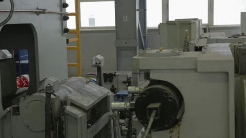 Plant for the production of rails Video stock 77057726