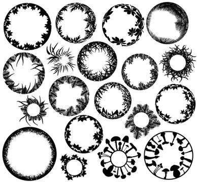 Plant rings Stock-Illustration
