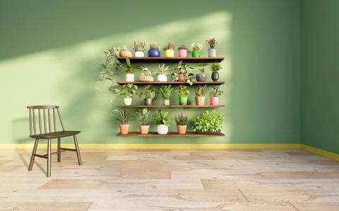 Plant room Stock Illustration
