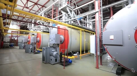 Plant security system. Large tanks. Stock-Footage 68578787