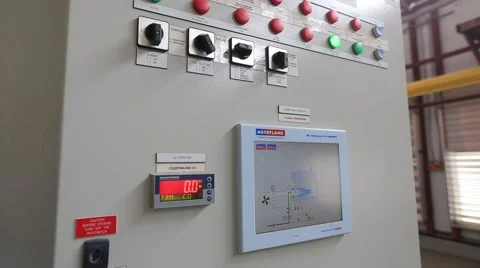 Plant security system. Large tanks. Stock-Footage 68578806
