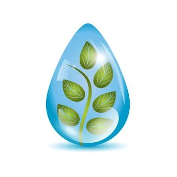 Plant in a sphere icon Stock Illustration