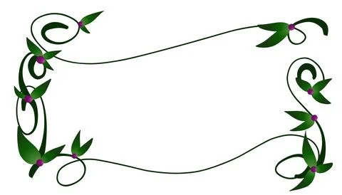 Plant theme frame background illustration. Perfect for invitations, banners.. Stock Illustration