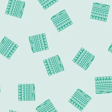 Plantation farm glyph seamless pattern Stock Illustration
