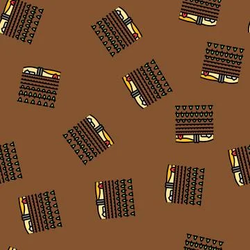 Plantation farm vector seamless pattern イラスト素材
