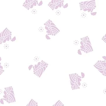 Plantation of tea glyph seamless pattern Stock Illustration