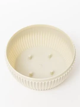 Planter pot top view empty Stock Photos