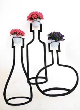 Planter wall Stock Photos