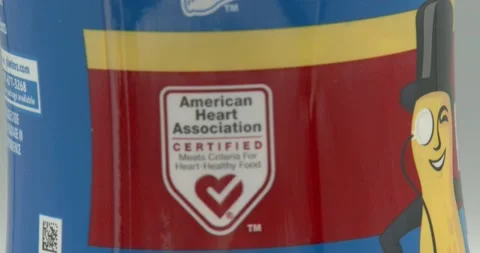 Planters Peanuts Jar - Rotating - Mr. Peanut Stock Footage 170466281