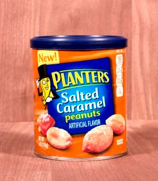 Planters peanuts 库存照片