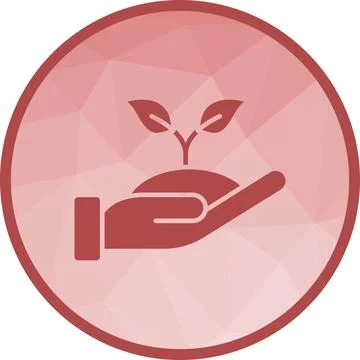 Planting icon vector image. Illustrazione stock