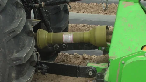 Planting of plants and installation of automatic drip irrigation Stock-Footage 266726500