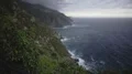 Plants growing on rocky hills of Cinque Terre coastline in Italy, landscape 4k or 4k+ Resolution