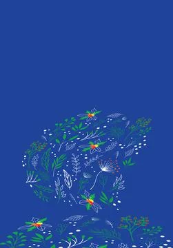 Plants in Human Shape Stock Illustration