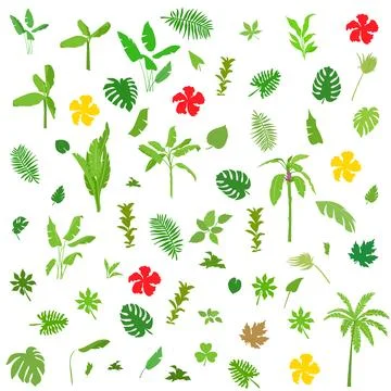 Plants Texture Illustrazione stock