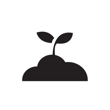 Plants vector icon Illustrazione stock