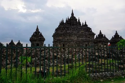 Plaosan Temple in Central Java Stock Photos