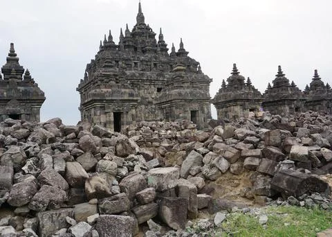 Plaosan Temple in Central Java Stock-Fotos