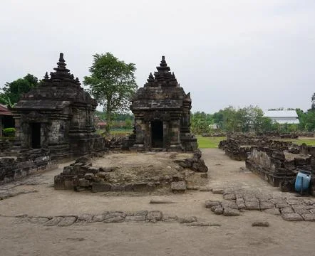 Plaosan Temple in Central Java Foto stock