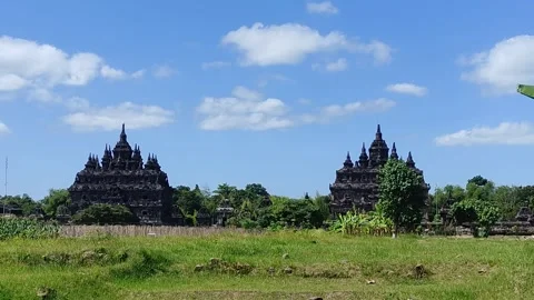 Plaosan Temple in Klaten Central Java Indonesia Stock Footage 245896551