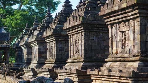 Plaosan Temple Foto stock