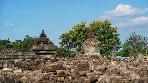 Plaosan Temple Foto stock