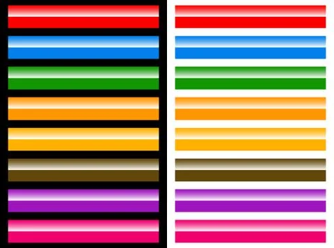 Plaque, banner or button backgrounds with glossy highlight effect Stock Illustration