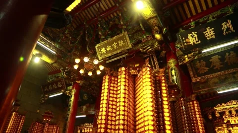 Plaques in the temple Video stock 66255153