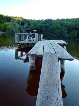 A plase to rest on the river Stock Photos