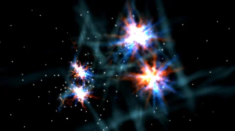 Plasma and magnetic, electric fields in motion Stock Footage 37411516