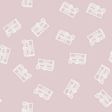Plasma apparatus line seamless pattern 스톡 일러스트