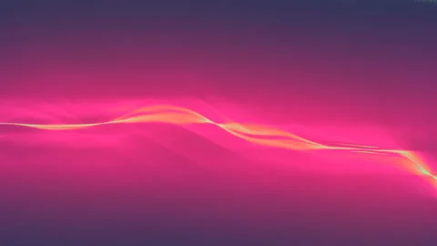 Plasma arc on colored background. Fantasy Wave pattern animation. 3d rendering Stock Footage 120342579
