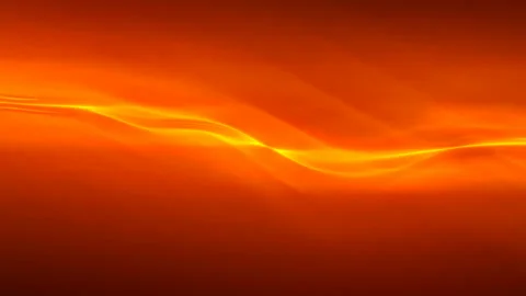 Plasma arc on colored background. Scientific motion graphic design. 3d rendering Stock Footage 127026334