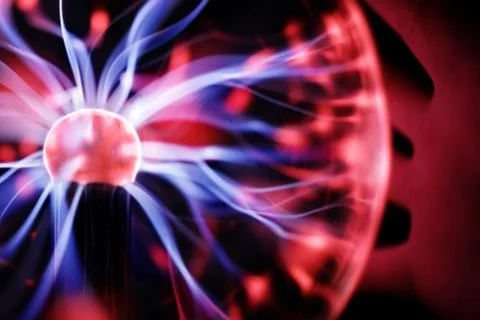 Plasma ball energy Stock Photos