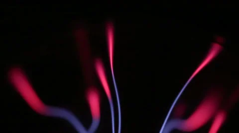 Plasma Ball Flares Stock Footage 35871390