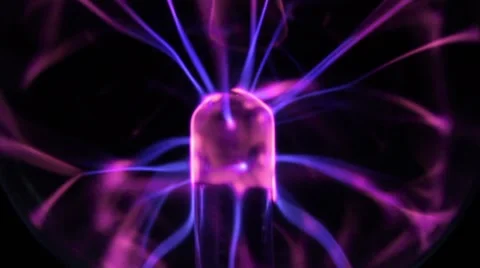 Plasma Ball Stock Footage 55320179