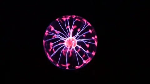 Plasma Ball Stock Footage 91202643