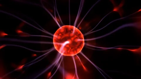 Plasma Ball Stock Footage 92512628