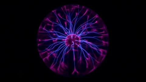 Plasma ball with high voltage lightning - 2 Stock-Footage 140873645