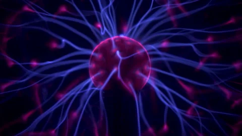 Plasma ball with high voltage lightning - 1 Stock-Footage 140873979