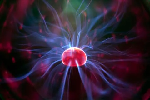 Plasma ball Stock Illustration