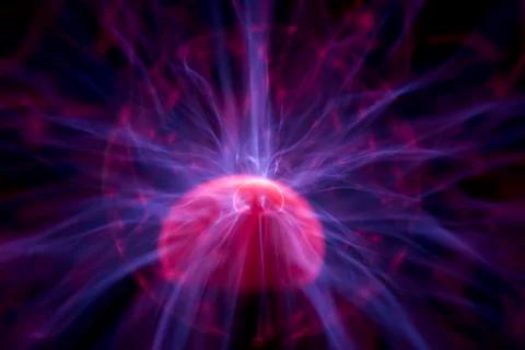 Plasma ball Stock Illustration