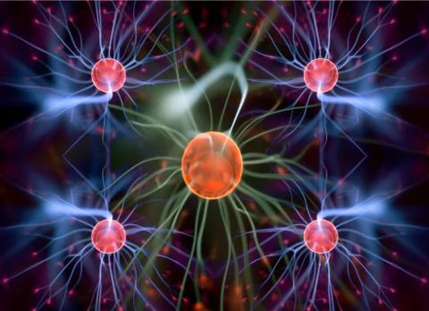 Plasma ball Stock Illustration