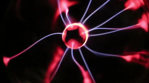 Plasma Ball Interaction  Stock Footage 58886545