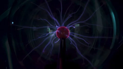 Plasma Ball Lamp Inside Museum Vídeos de archivo 277756737